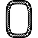 Rectangular frame shape