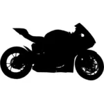 Motorfiets silhouet