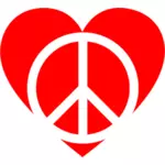 Segno di pace e cuore