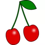 Red cherry pair