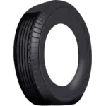 Tire outer tube vector image
