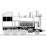 Векторная иллюстрация локомотива