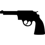 Револьвер силуэт изображения