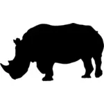 Rhino siluett bild