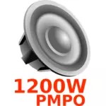 Car loudspeaker vector image