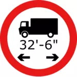 Lorry length symbol