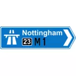 Znak drogowy autostrady