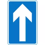 One way teken