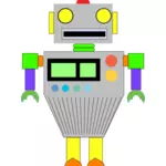 Colorful robot image