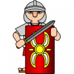 Римского солдата за щит