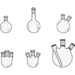 Glaswaren aus chemischen Labor