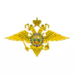 ロシア内部総務省ベクター描画の紋章