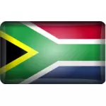 反光的南非国旗向量剪贴画