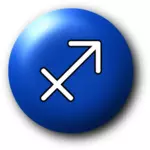 Sininen jousimies-symboli