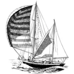 Windy sailing