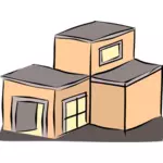 Clip-art vector de uma casa