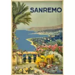 San Remo Vintage Reise pster