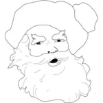 Santa Clause's face