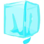 Ice cube vector image