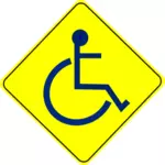 Upozornění pro invalidní vozíky