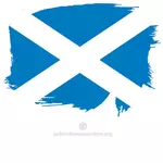 İskoçya'nın boyalı bayrak