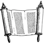 Schriftliche scroll