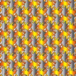 Immagine di vettore di lucertole senza giunte a mosaico