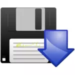 Icône de disquette Télécharger vector
