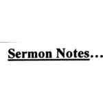 Anotações do sermão