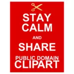 Share clipart sign