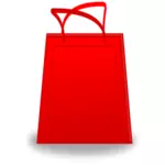 Rote Einkaufstasche Vektor