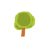Gambar pohon pendek
