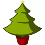 Vánoční stromeček Vektor Klipart