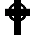 Silueta jednoduché keltský kříž