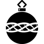 Zwart-wit beeld van de bal
