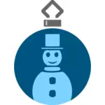 Snowman Christmas ball