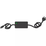 Computer charger vector image