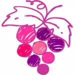 Obraz szkicu winogron