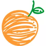 Skissade orange