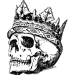 Crowned skull
