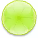 Fatia de limão verde