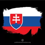 Boyalı Slovakya bayrağı
