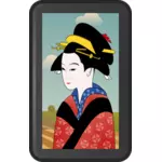 Geisha-Porträt