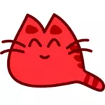 Vektorové grafiky červené kotě