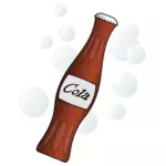 Ilustracja wektorowa butelki sody małe