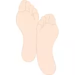 Мужские ноги векторное изображение