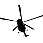 Vrtulník silueta