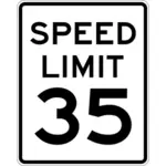 Ograniczenie prędkości 35