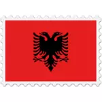 アルバニア国旗スタンプ