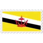 Brunein lippuleima
